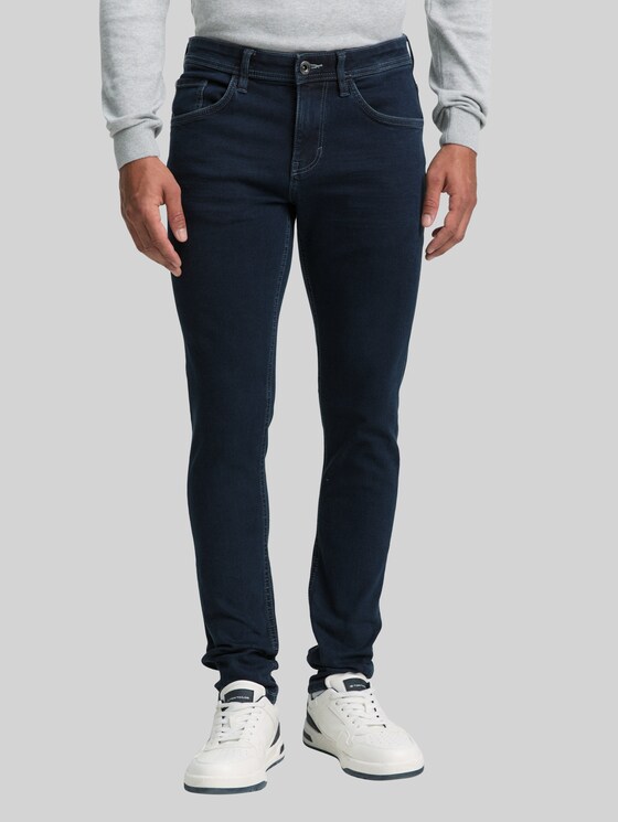 TTTROY slim jeans with stretch - blue black denim