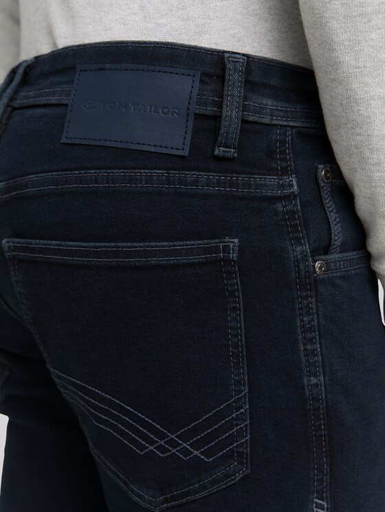 TTTROY slim jeans with stretch - blue black denim
