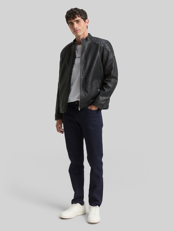 TTCURT TAPERED stretch jeans - Rinsed Blue Denim