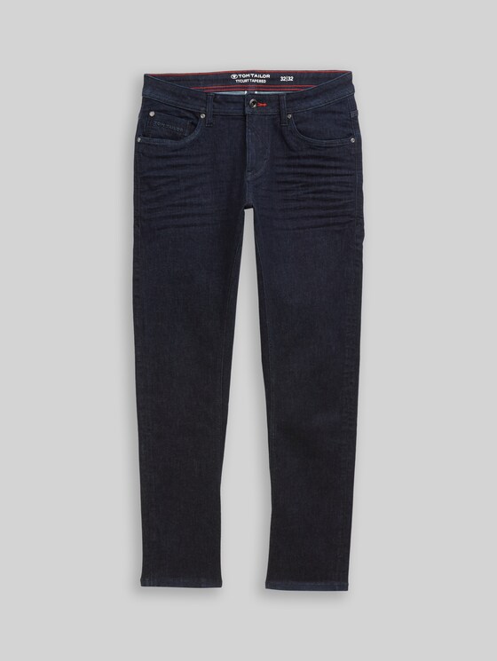 TTCURT TAPERED stretch jeans - Rinsed Blue Denim