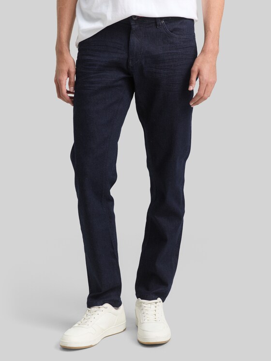 TTCURT TAPERED stretch jeans - Rinsed Blue Denim