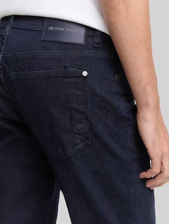 TTCURT TAPERED stretch jeans - Rinsed Blue Denim