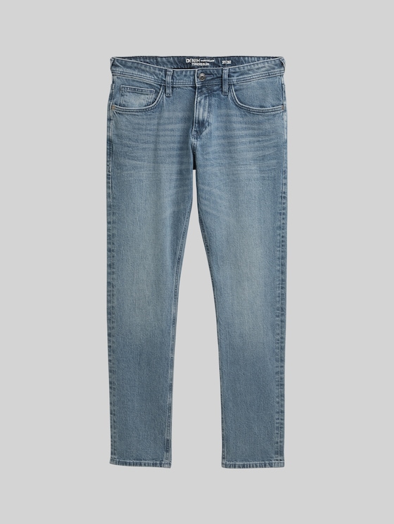 TTPIERS SLIM jeans - mid stone blue grey denim