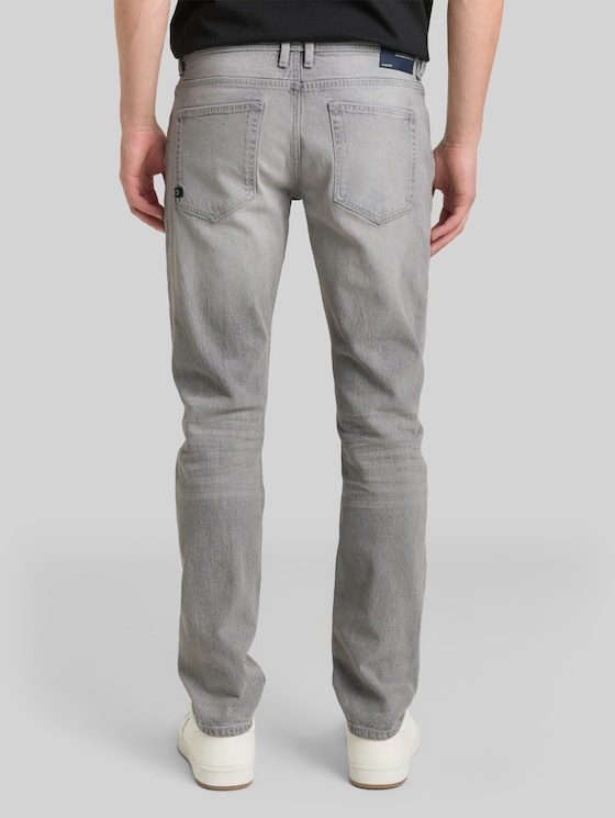 TTPIERS SLIM jeans - used light stone grey denim