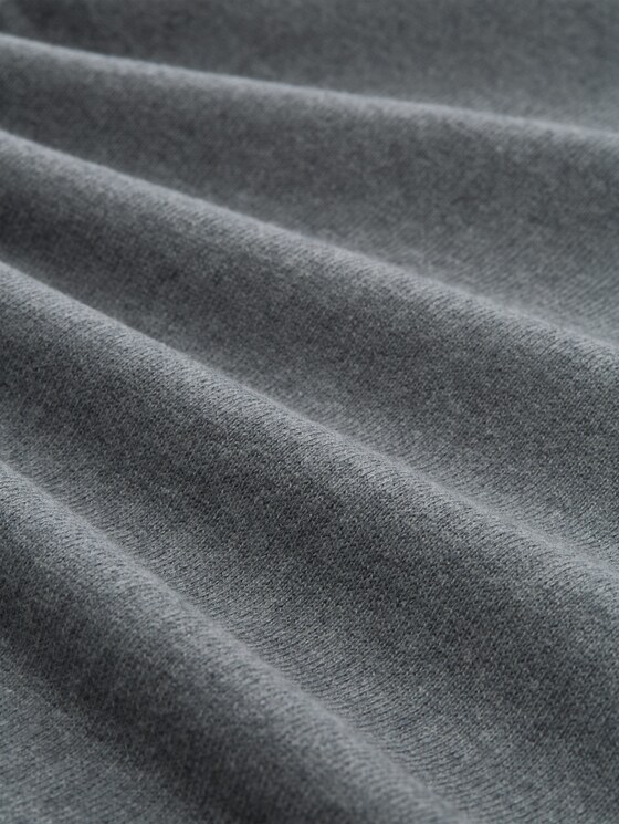 Knitted jumper with cashmere blend - classic dark grey melange