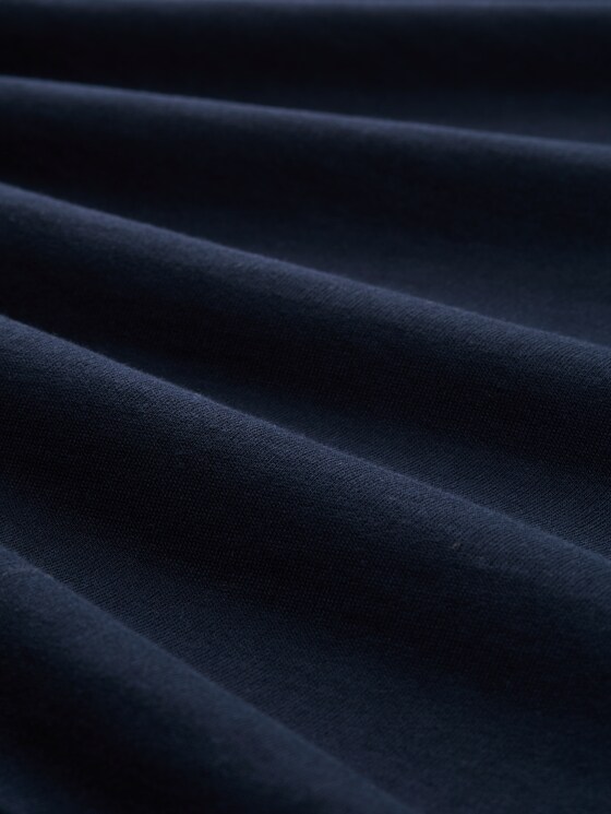 Loose fit sweatshirt with print - sky captain blue