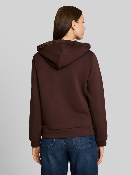 Scuba hooded sweatshirt - java dark brown