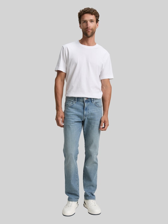 TTMARVIN STRAIGHT Stretch Jeans - Stone Blue Denim