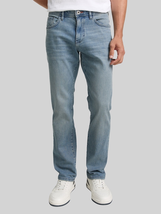 TTMARVIN STRAIGHT Stretch Jeans - Stone Blue Denim