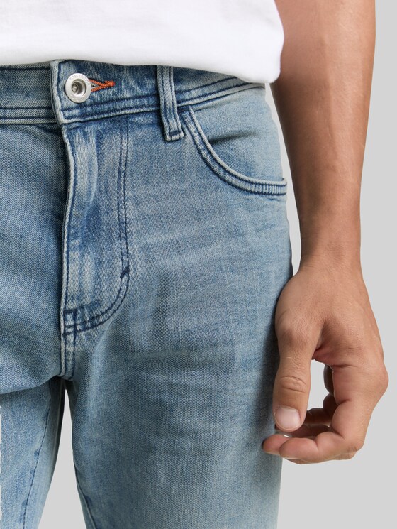 TTMARVIN STRAIGHT Stretch Jeans - Stone Blue Denim