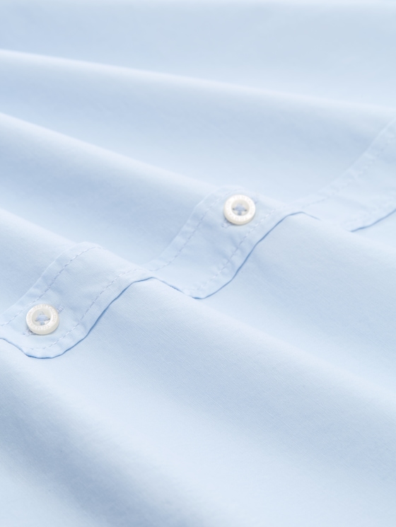 Regular-fit shirt with stretch - Light Metal Blue