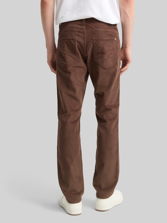 TTMARVIN STRAIGHT Corduroy Trousers - bag brown