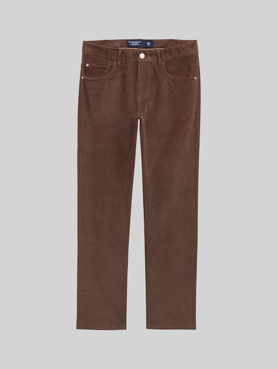 TTMARVIN STRAIGHT Corduroy Trousers - bag brown