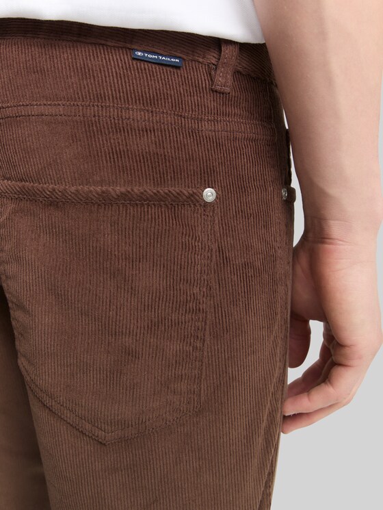 TTMARVIN STRAIGHT Corduroy Trousers - bag brown