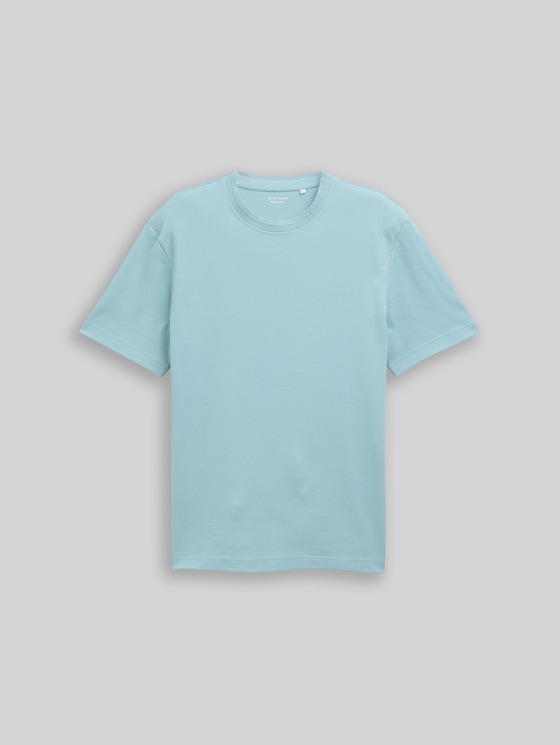T-shirt with a waffle texture - tourmaline