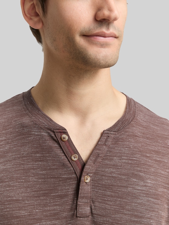 Serafino long-sleeved shirt - bag brown inejcted
