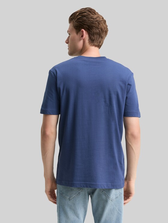 T-shirt with photo print - ocean blue
