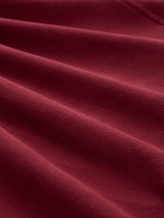 Hoodie sweatshirt with pockets - Cabarnet Bordeaux Red
