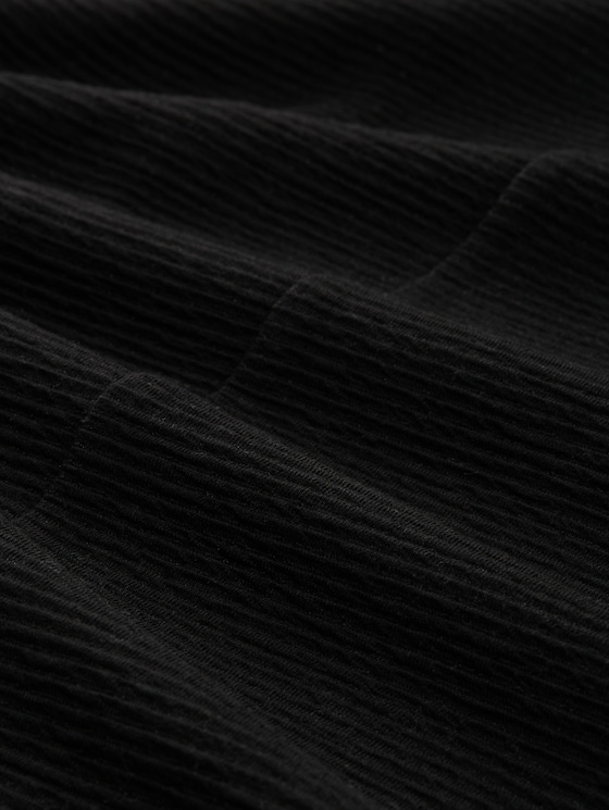 Dress with glitter effect - deep black