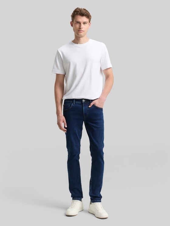 TTTROY slim jeans with stretch - Clean Mid Stone Blue Denim