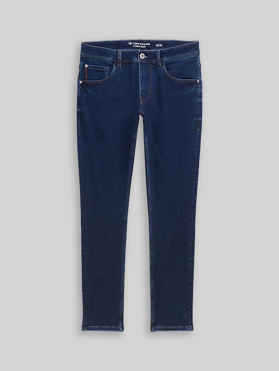TTTROY slim jeans with stretch - Clean Mid Stone Blue Denim