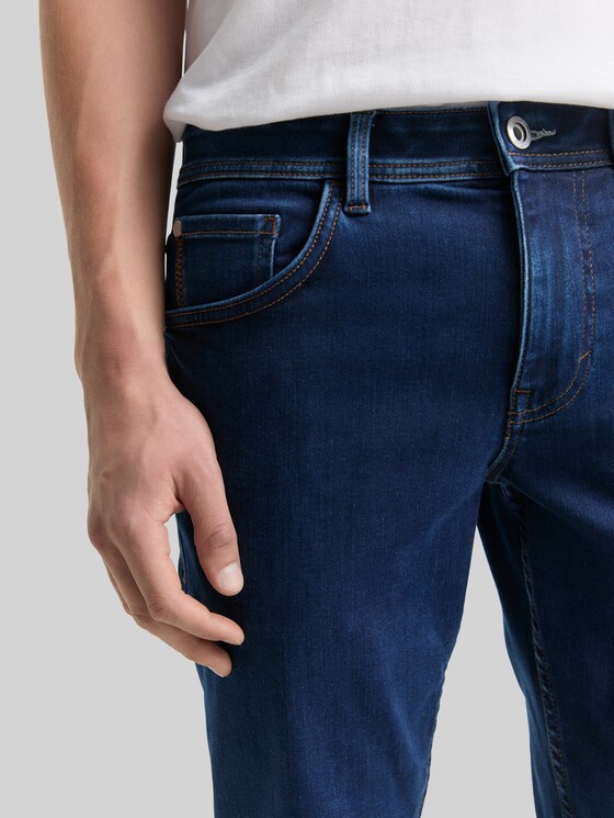 TTTROY slim jeans with stretch - Clean Mid Stone Blue Denim