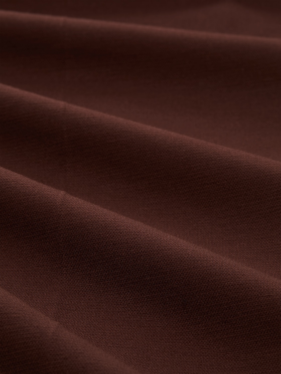 TTMIA STRAIGHT trousers - dark pecan brown