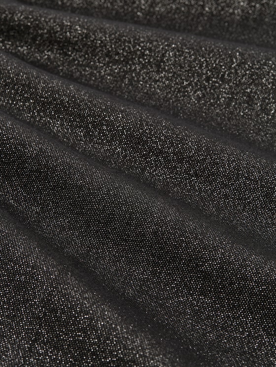 TTLEA WIDE trousers with glitter effect - glitter fabric