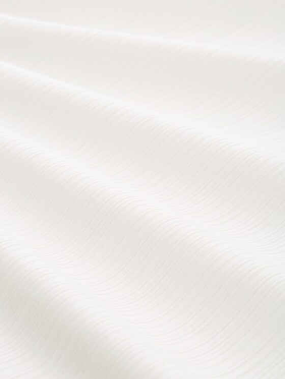 Slim-fit long-sleeved Henley - Whisper White