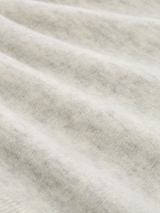 Cosy knitted jumper - Marble Beige Melange