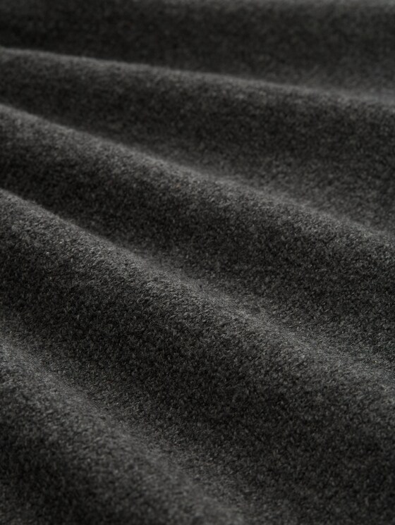 Mini dress with turtleneck - Shale Grey Melange