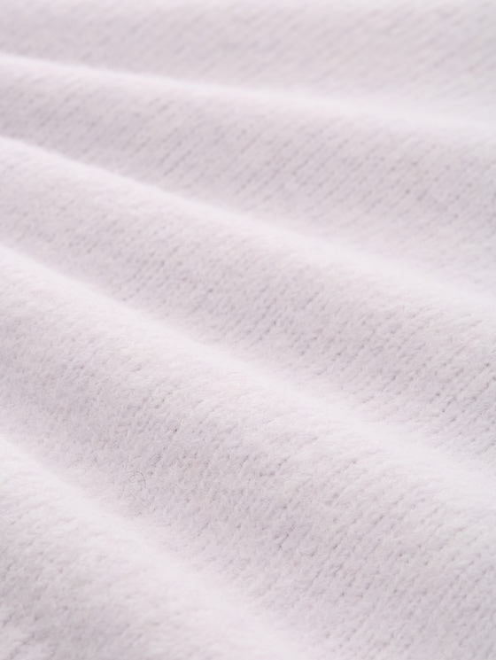 Oversized knitted jumper - lilac fog melange