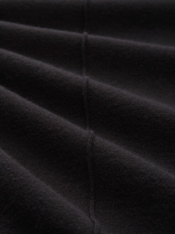 Culotte knit trousers - deep black
