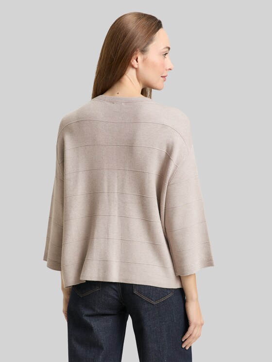 Loose fit cardigan - dark clouds grey melange