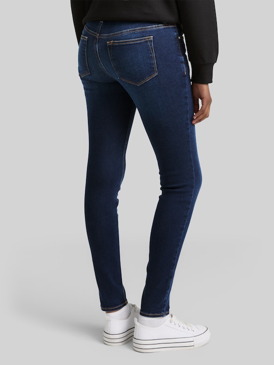 TTJONA SKINNY jeans - Used Dark Stone Blue Denim