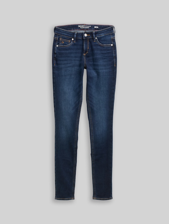 TTJONA SKINNY jeans - Used Dark Stone Blue Denim