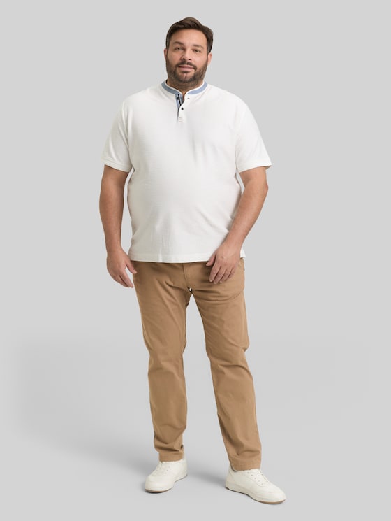 Plus Size - Tapered chino trousers - Caribou Beige