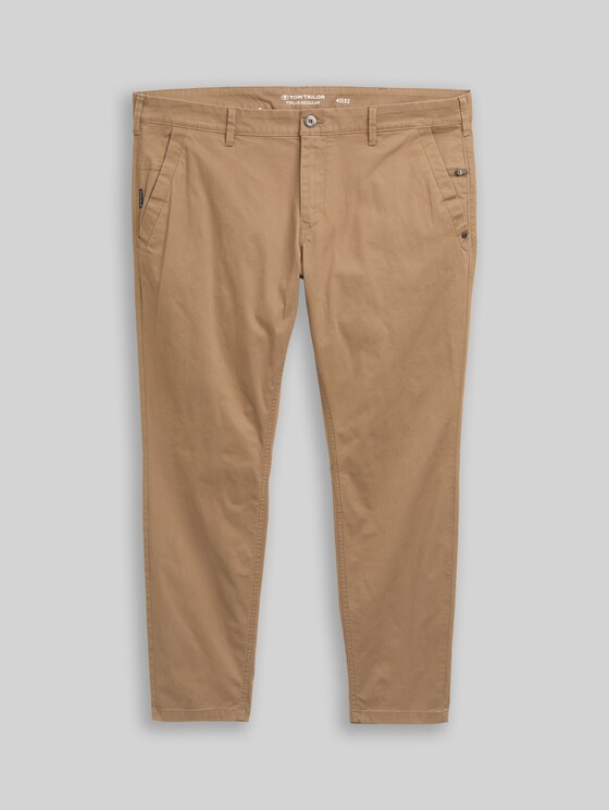 Plus Size - Tapered chino trousers - Caribou Beige