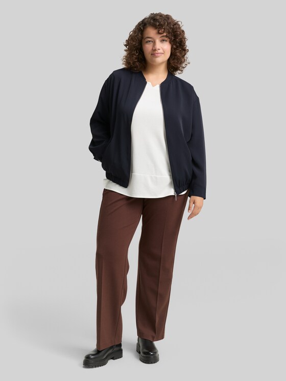 Plus Size - Loose fit blouson jacket - Lunar Eclipse