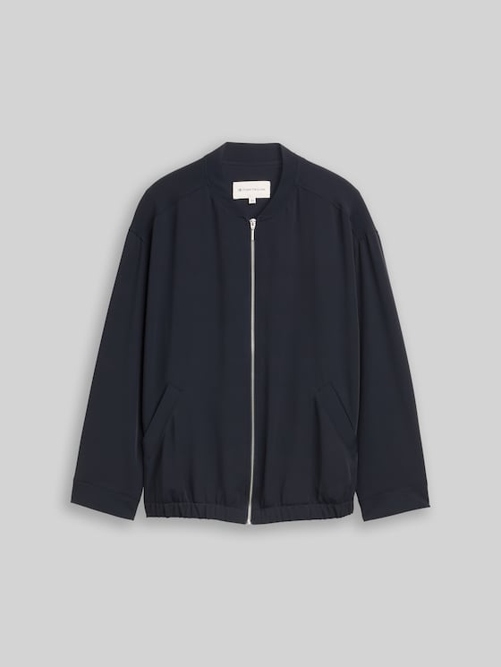 Plus Size - Loose fit blouson jacket - Lunar Eclipse