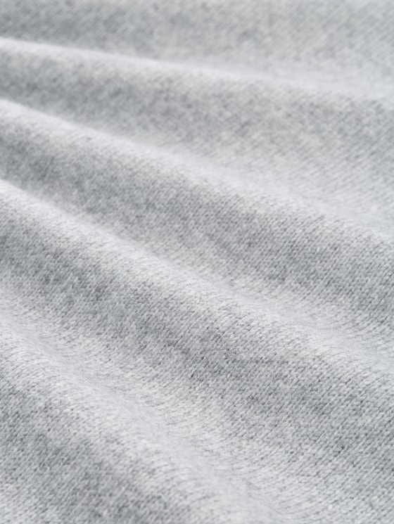 Knitted dress with a marl effect - medium silver grey melange