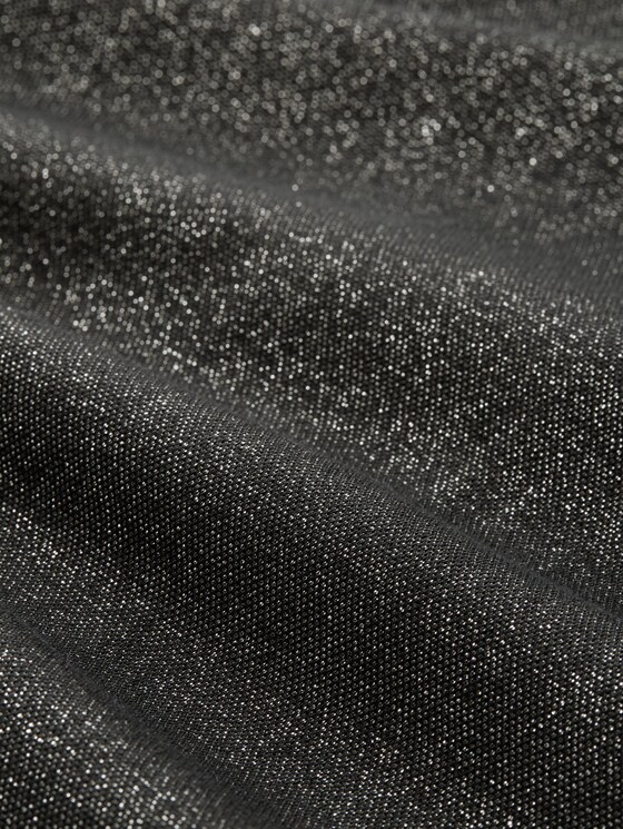 Long-sleeved shirt with glitter effect - glitter fabric