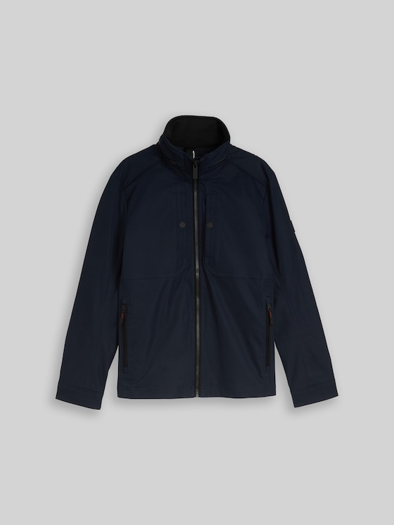 Transitional jacket made from water-repellent material - sky captain blue
