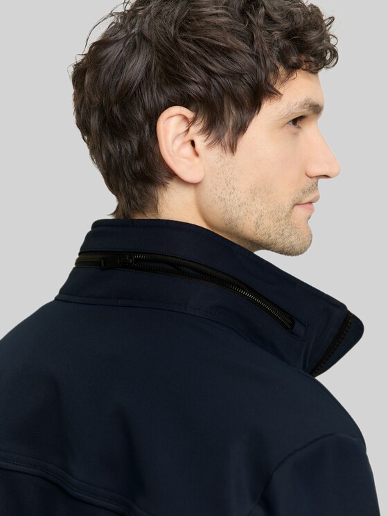 Transitional jacket made from water-repellent material - sky captain blue