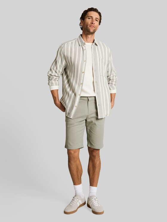 TTSLIM Chino Shorts - Greyish Shadow Olive
