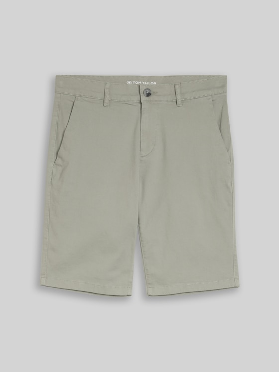TTSLIM Chino Shorts - Greyish Shadow Olive