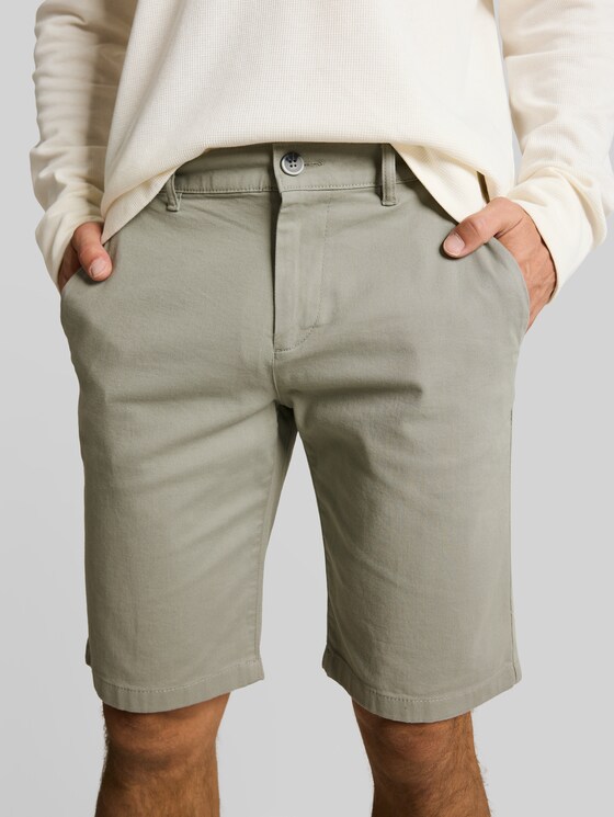 TTSLIM Chino Shorts - Greyish Shadow Olive
