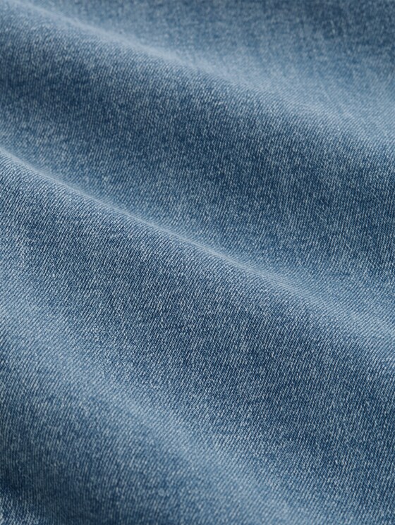 TTAVA FLARED jeans with patch pockets - Light Stone Blue Denim