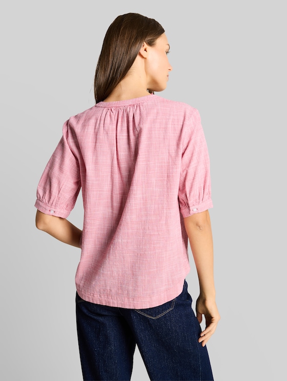 Cotton blouse - cozy pink
