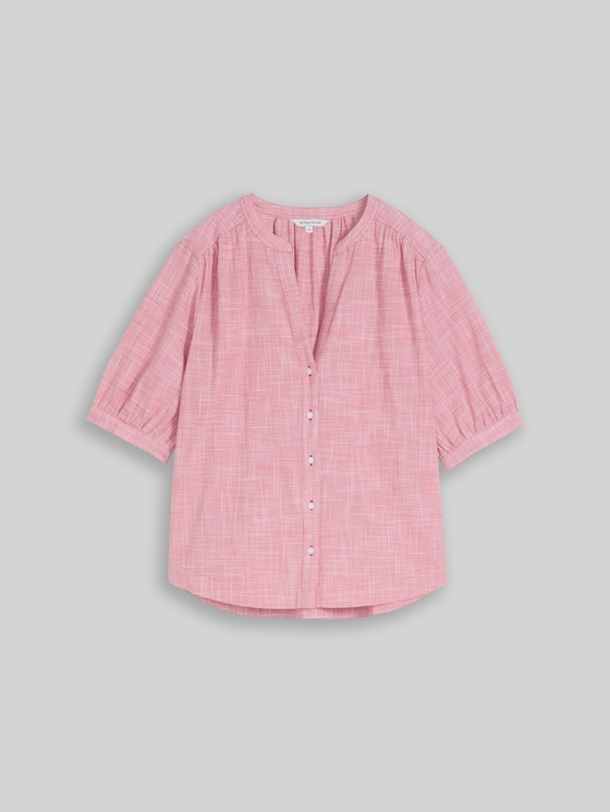 Cotton blouse - cozy pink